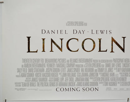 Lincoln (Bottom Left) Cinema Quad Movie Poster 