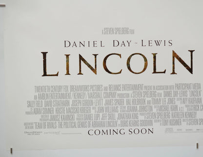 Lincoln (Bottom Left) Cinema Quad Movie Poster 