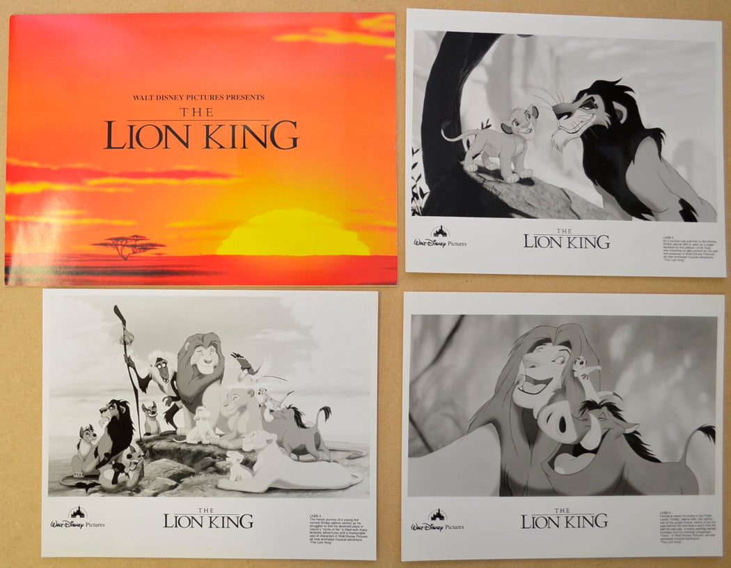 The Lion King Original Cinema Exhibitors Press Kit 