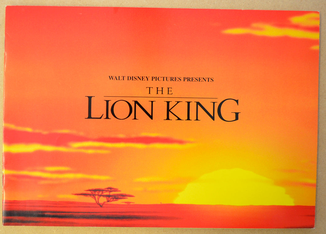 THE LION KING Original Cinema Press Kit – Production Info 