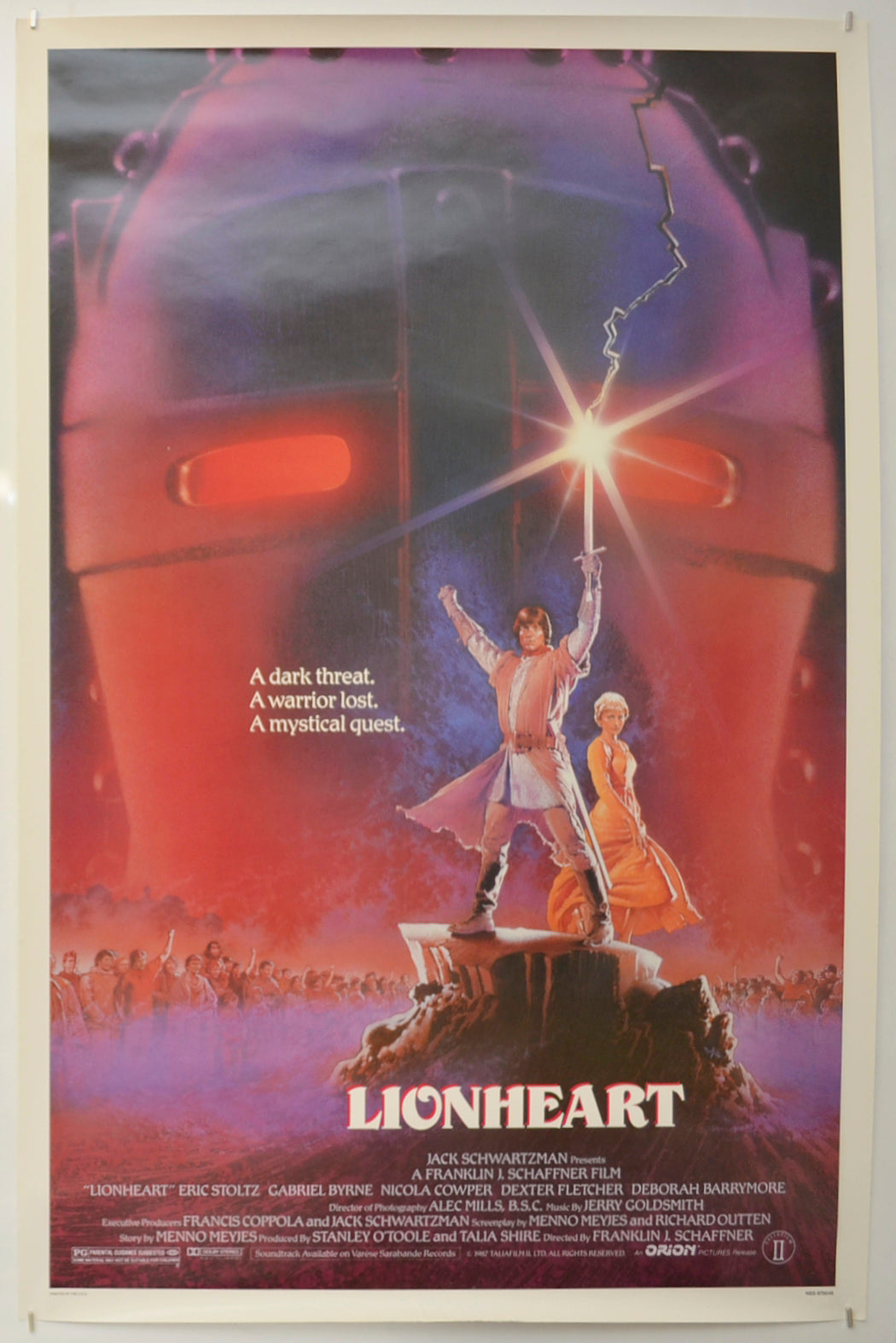 Lionheart Original One Sheet Poster - Film Poster - Movie Poster