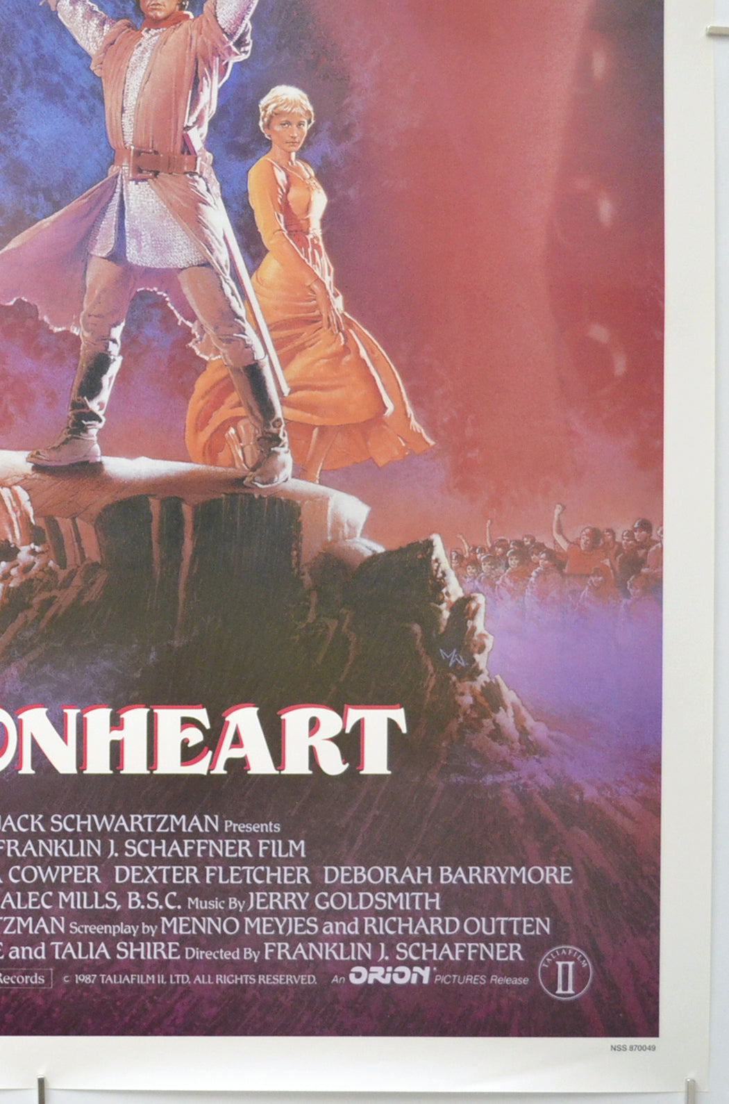 LIONHEART (Bottom Right) Cinema One Sheet Movie Poster 