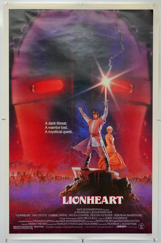Lionheart - Original One Sheet Poster - Film Poster - Movie Poster 