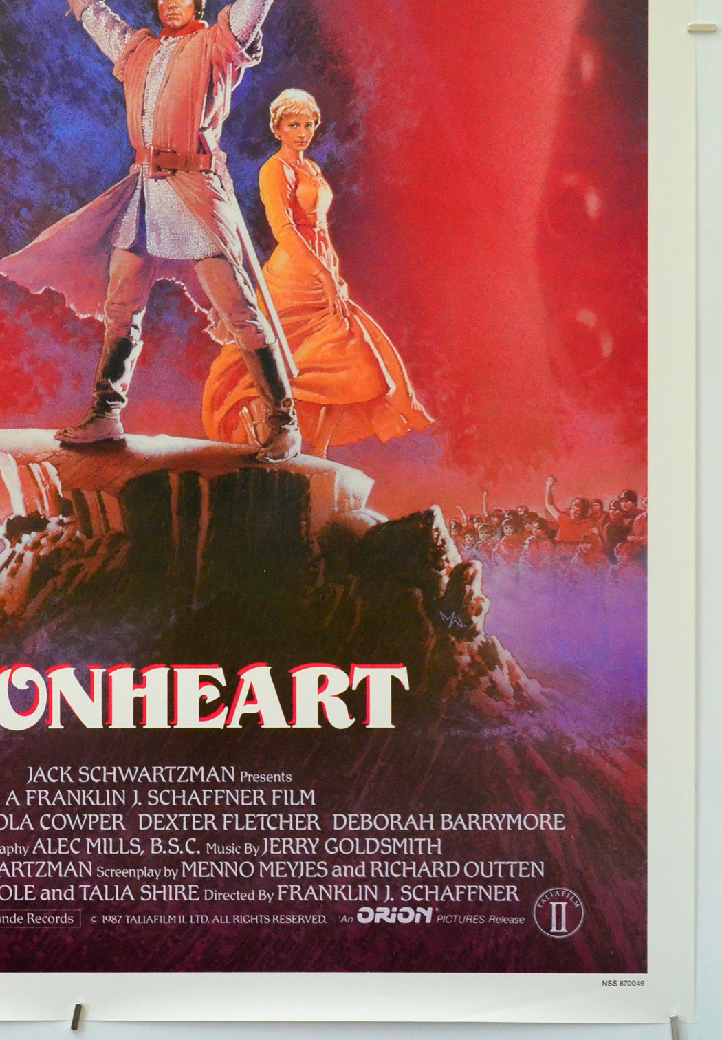 Lionheart (Bottom Right) Cinema One Sheet Movie Poster 