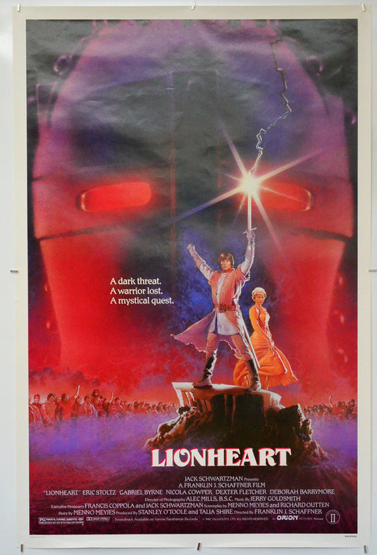 Lionheart - Original One Sheet Poster - Film Poster - Movie Poster 