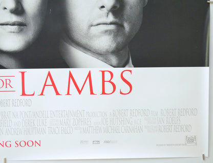 LIONS FOR LAMBS (Bottom Right) Cinema Quad Movie Poster 