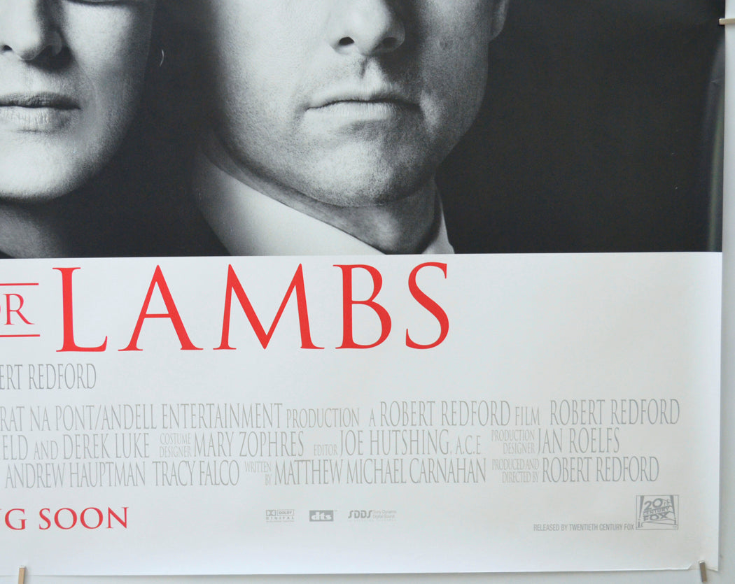 LIONS FOR LAMBS (Bottom Right) Cinema Quad Movie Poster 