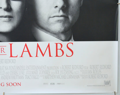 LIONS FOR LAMBS (Bottom Right) Cinema Quad Movie Poster 