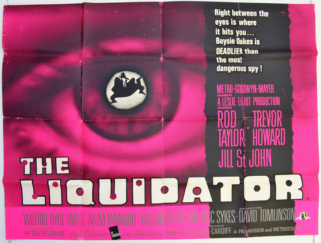 The Liquidator  Original British Quad Poster - Film Poster - Movie Poster 