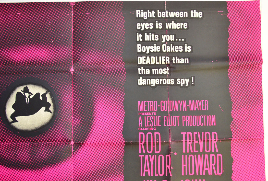 THE LIQUIDATOR (Top Right) Cinema Quad Movie Poster 