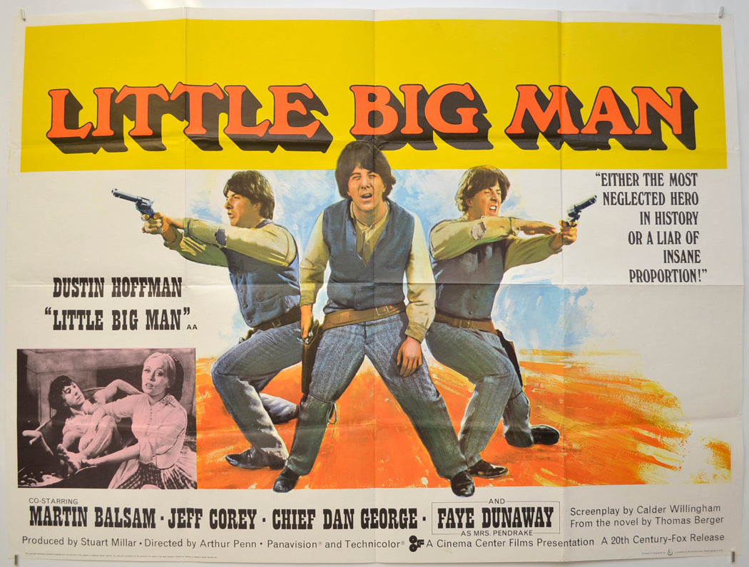 Little Big Man Original Quad Poster - Film Poster - Movie Poster