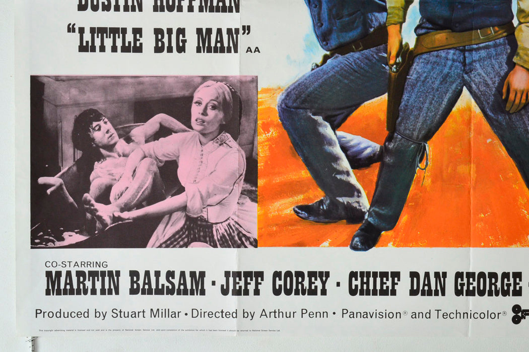 LITTLE BIG MAN (Bottom Left) Cinema Quad Movie Poster 