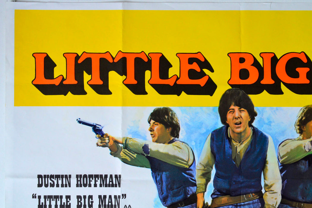 LITTLE BIG MAN (Top Left) Cinema Quad Movie Poster 