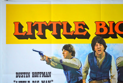 LITTLE BIG MAN (Top Left) Cinema Quad Movie Poster 