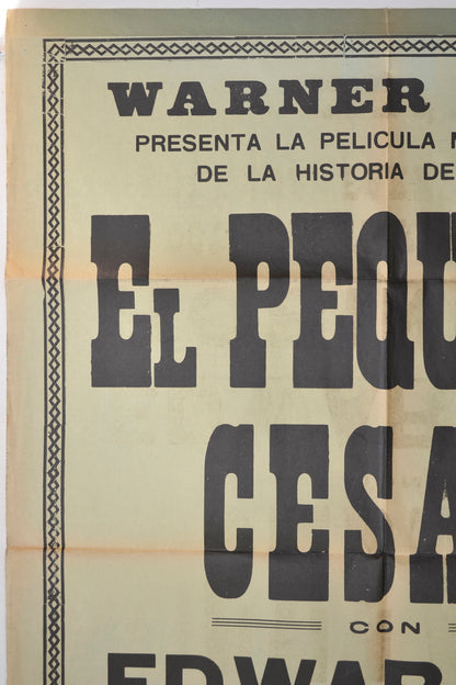 LITTLE CAESAR (Top Left) Argentina Movie Poster 