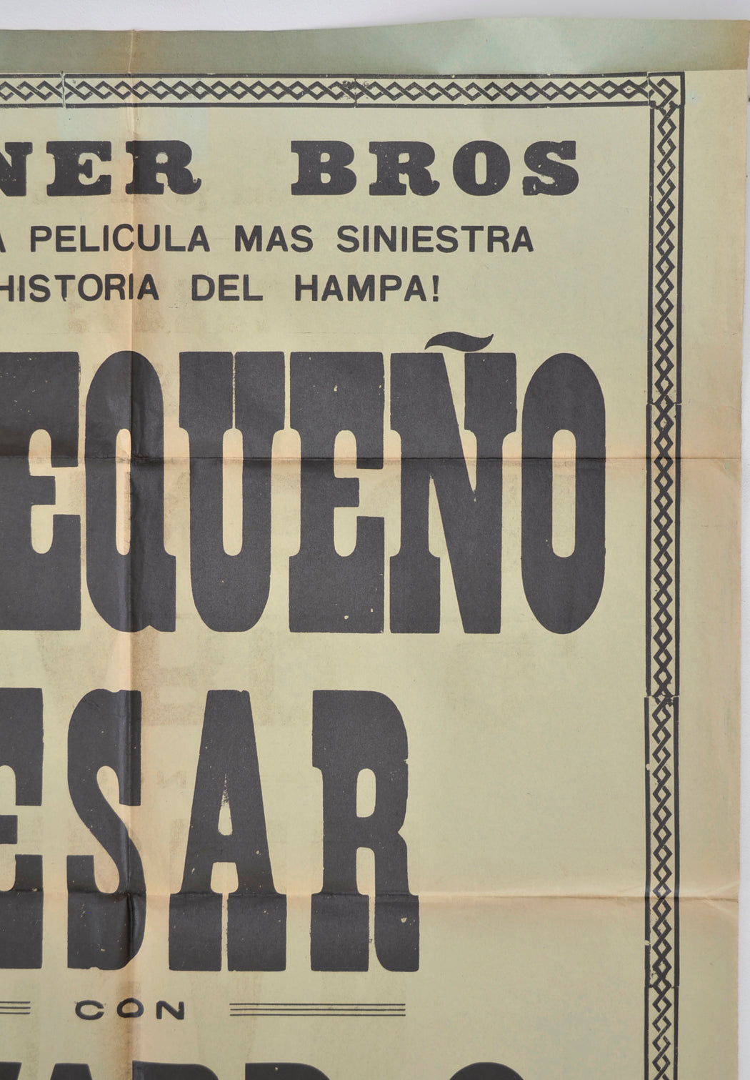 LITTLE CAESAR (Top Right) Argentina Movie Poster 