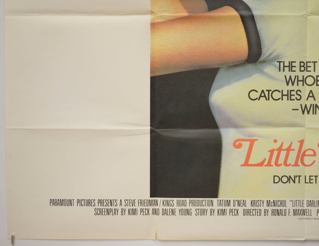 LITTLE DARLINGS (Bottom Left) Cinema Quad Movie Poster 