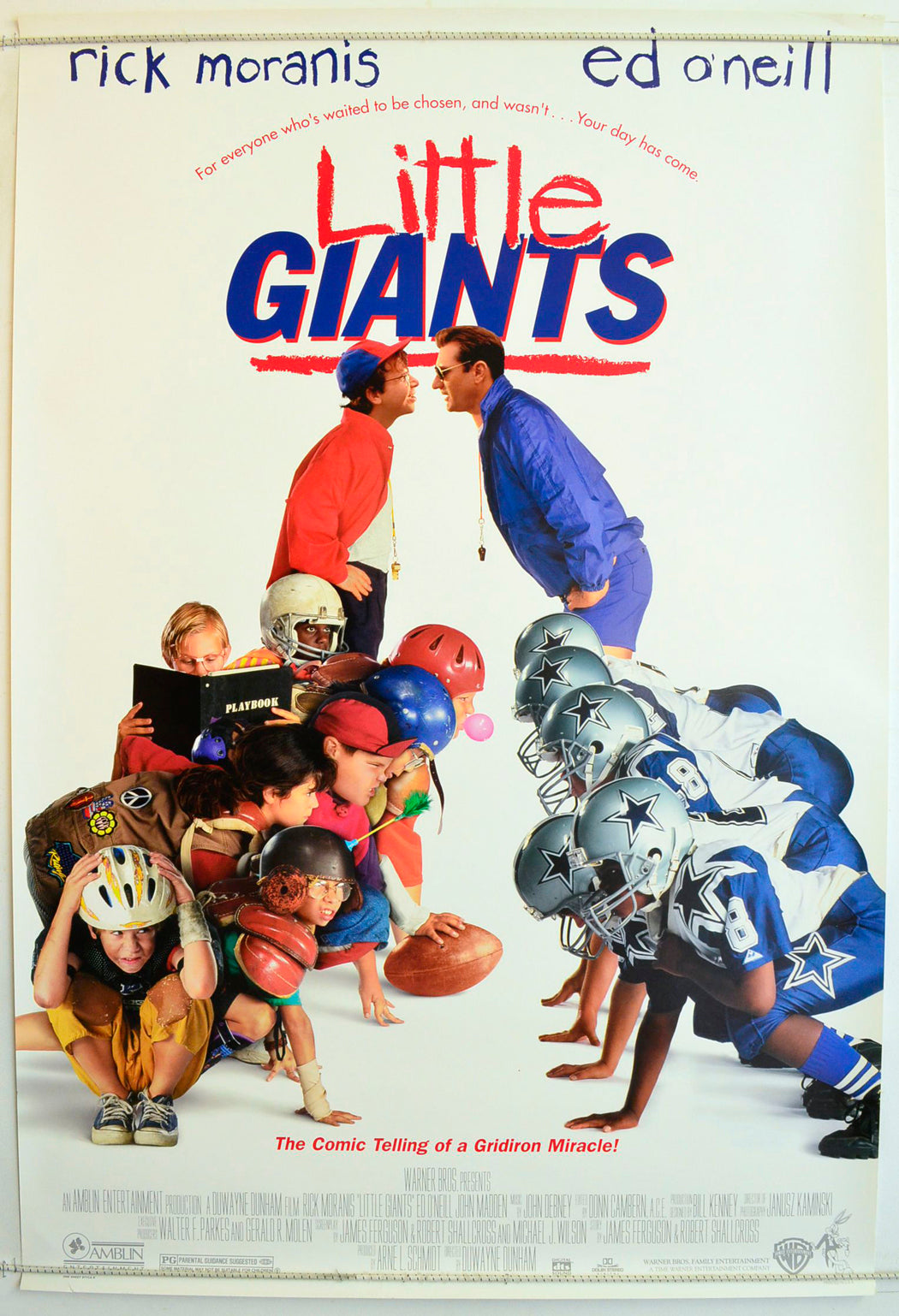 Little Giants  Original One Sheet Poster - Film Poster - Movie Poster