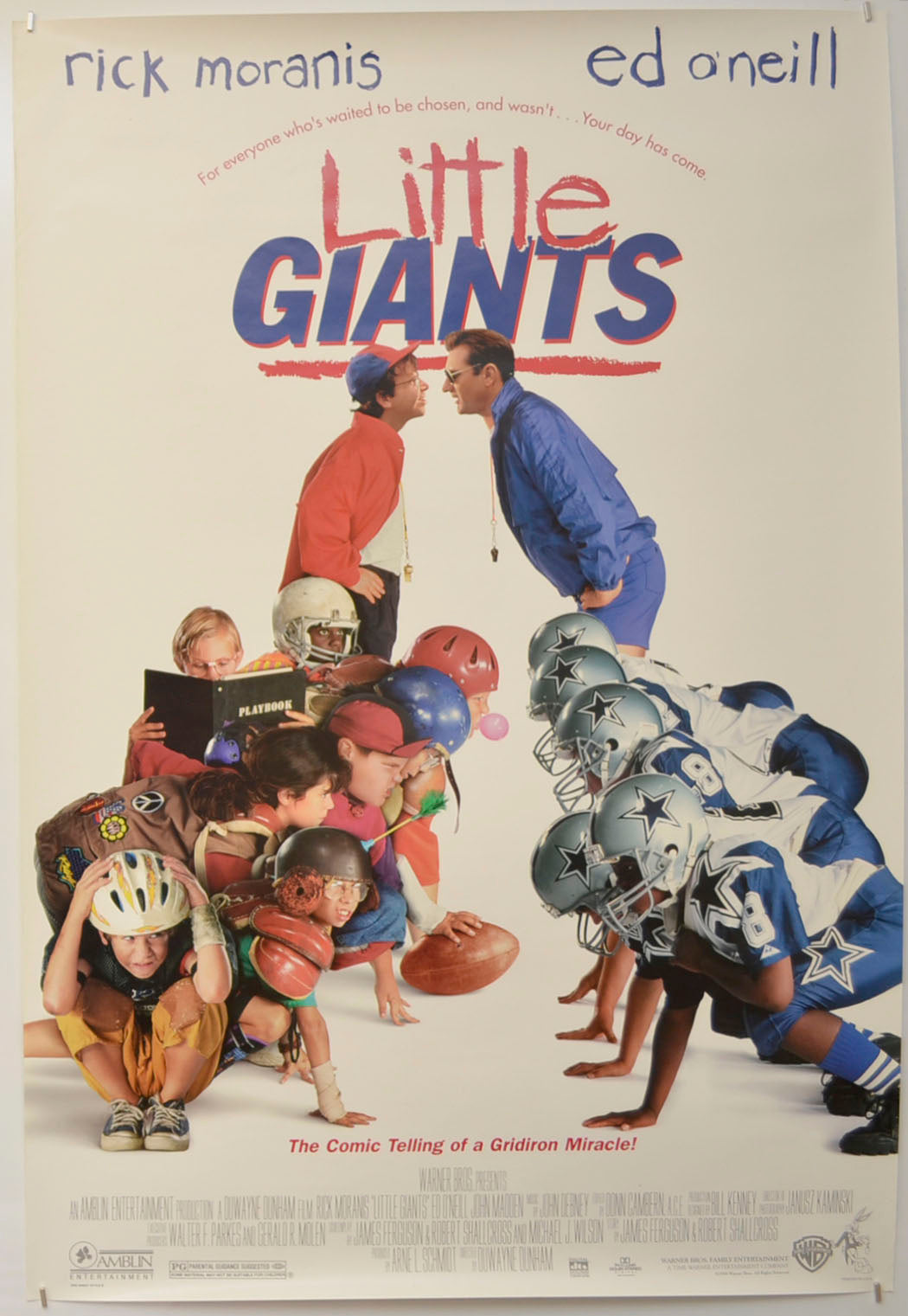 Little Giants Original One Sheet Poster - Film Poster - Movie Poster