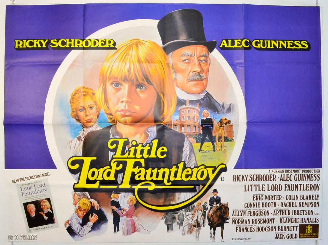 Little Lord Fauntleroy  Original British Quad Poster - Film Poster - Movie Poster