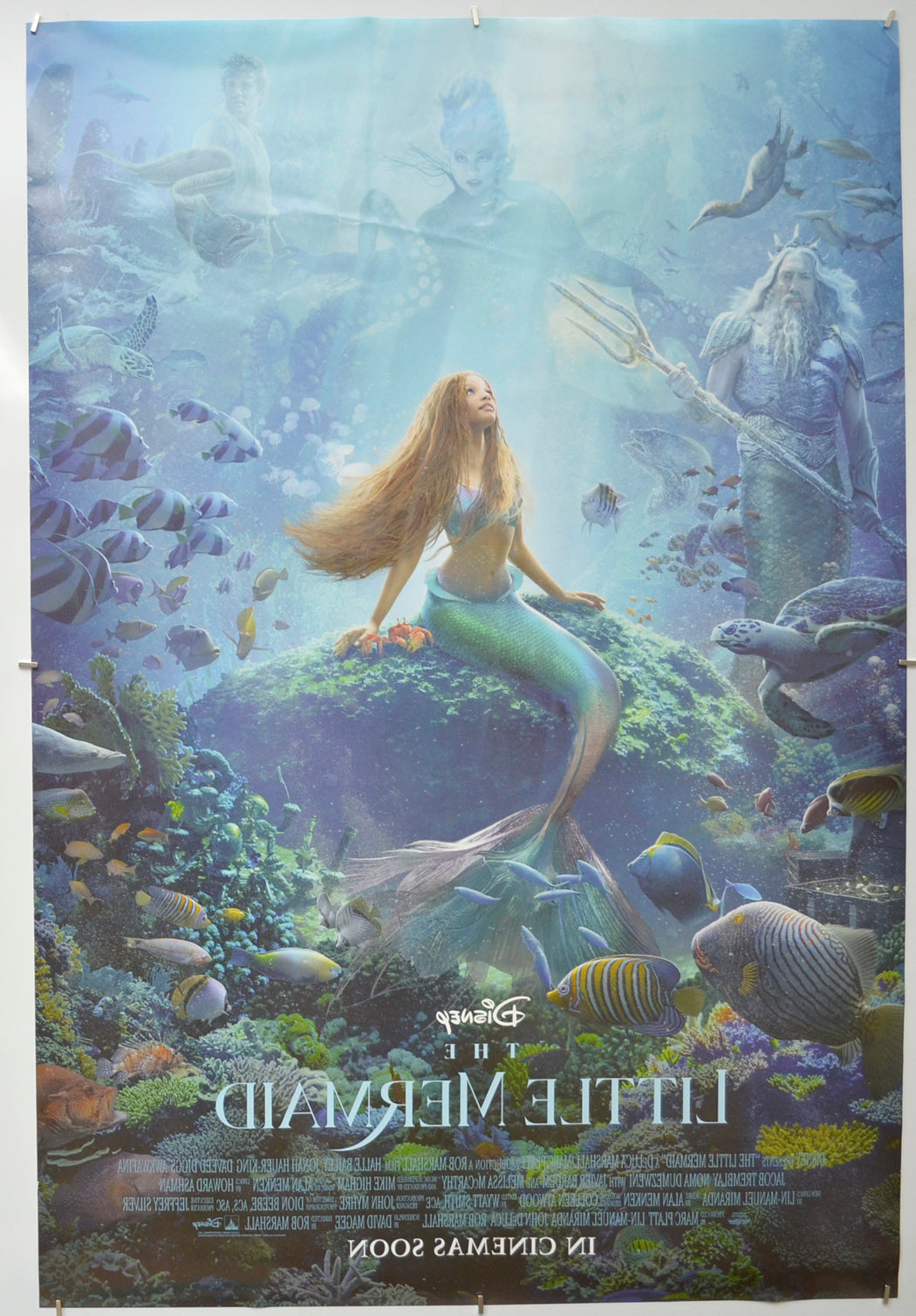 THE LITTLE MERMAID (Back) Cinema One Sheet Movie Poster 