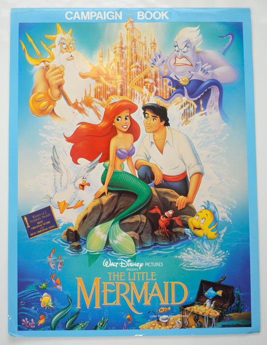 The Little Mermaid Original 6 Page Cinema Exhibitors Campaign Pressbook (UK)