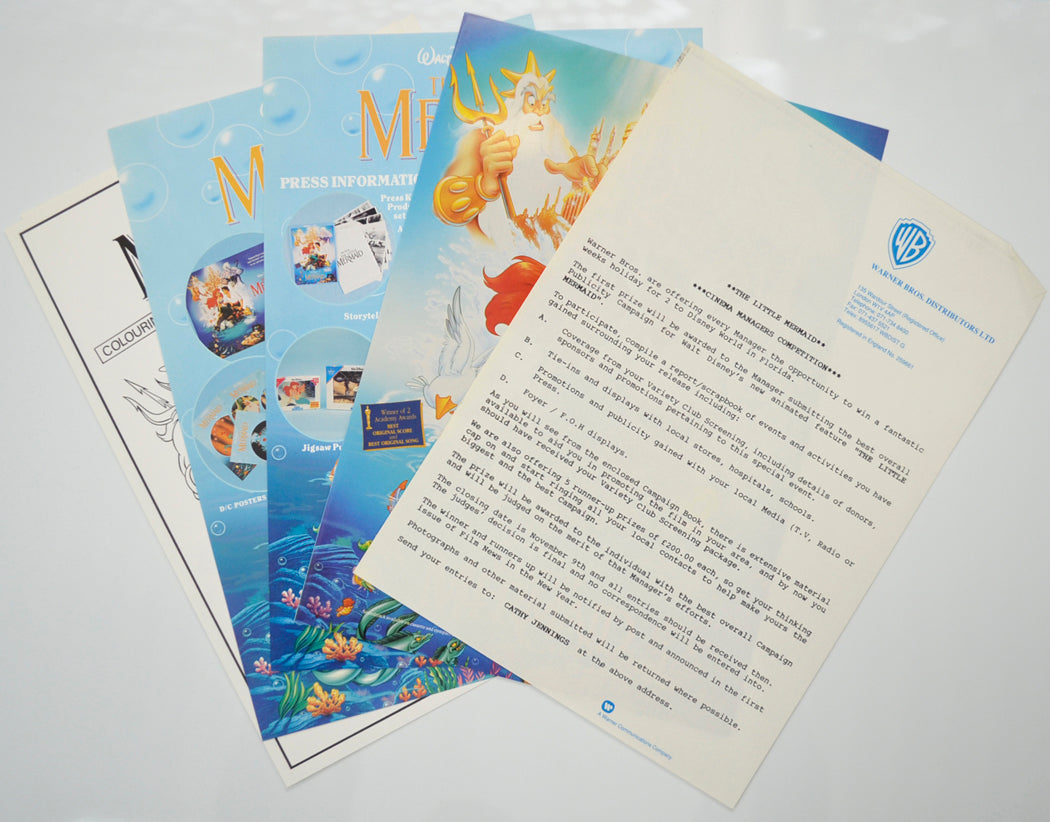 THE LITTLE MERMAID Cinema Exhibitors Campaign Pressbook - INSIDE 