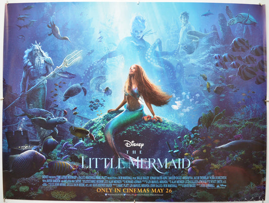 The Little Mermaid Original Quad Poster - Film Poster - Movie Poster