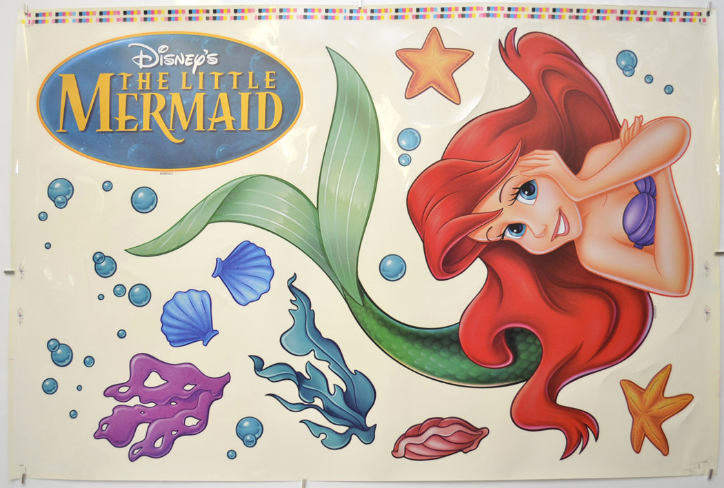 THE LITTLE MERMAID Cinema Window Cling Poster (A) 