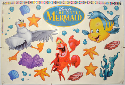 THE LITTLE MERMAID Cinema Window Cling Poster (B) 