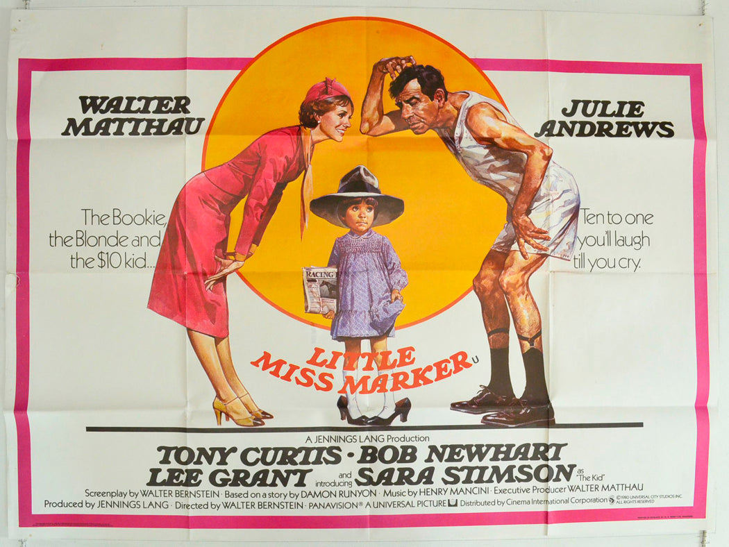 Little Miss Marker Original British Quad Poster - Film Poster - Movie Poster 