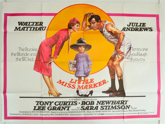 Little Miss Marker Original British Quad Poster - Film Poster - Movie Poster 