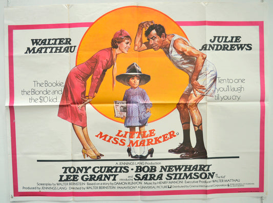 Little Miss Marker  Original British Quad Poster - Film Poster - Movie Poster 