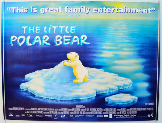 The Little Polar Bear Original British Quad Poster - Film Poster - Movie Poster 