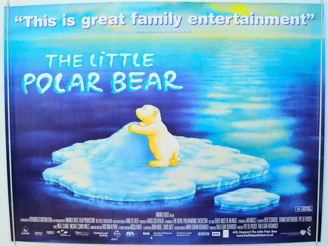 The Little Polar Bear Original British Quad Poster - Film Poster - Movie Poster 