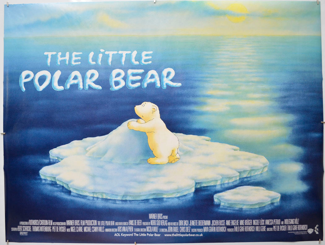 The Little Polar Bear Original Quad Poster - Film Poster - Movie Poster