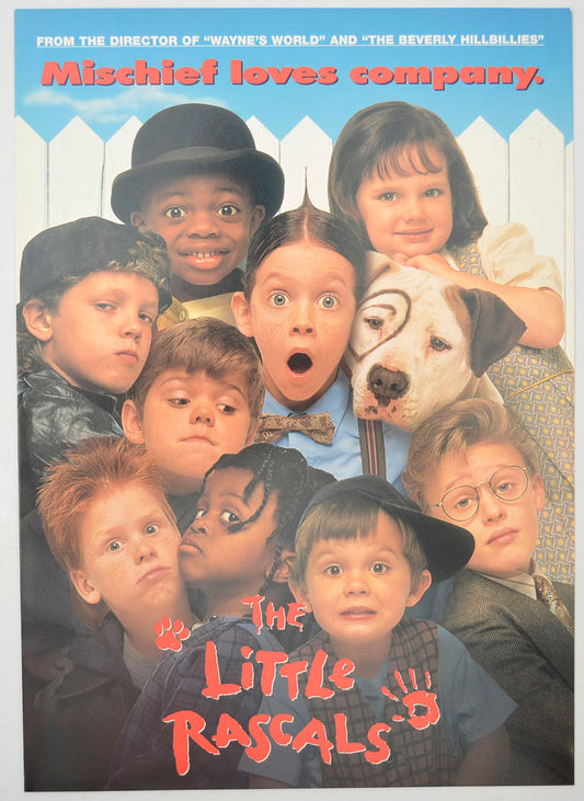 The Little Rascals Original Cinema Exhibitors Synopsis / Credits Booklet (UK)