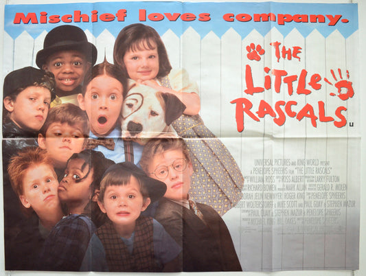 The Little Rascals  Original British Quad Poster - Film Poster - Movie Poster 