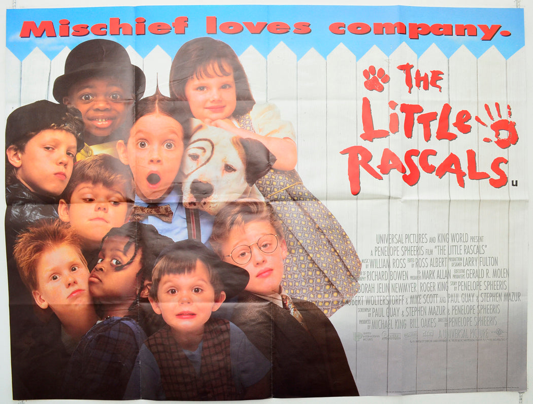 “The Little Rascals” Original Quad Poster - Film Poster - Movie Poster ...