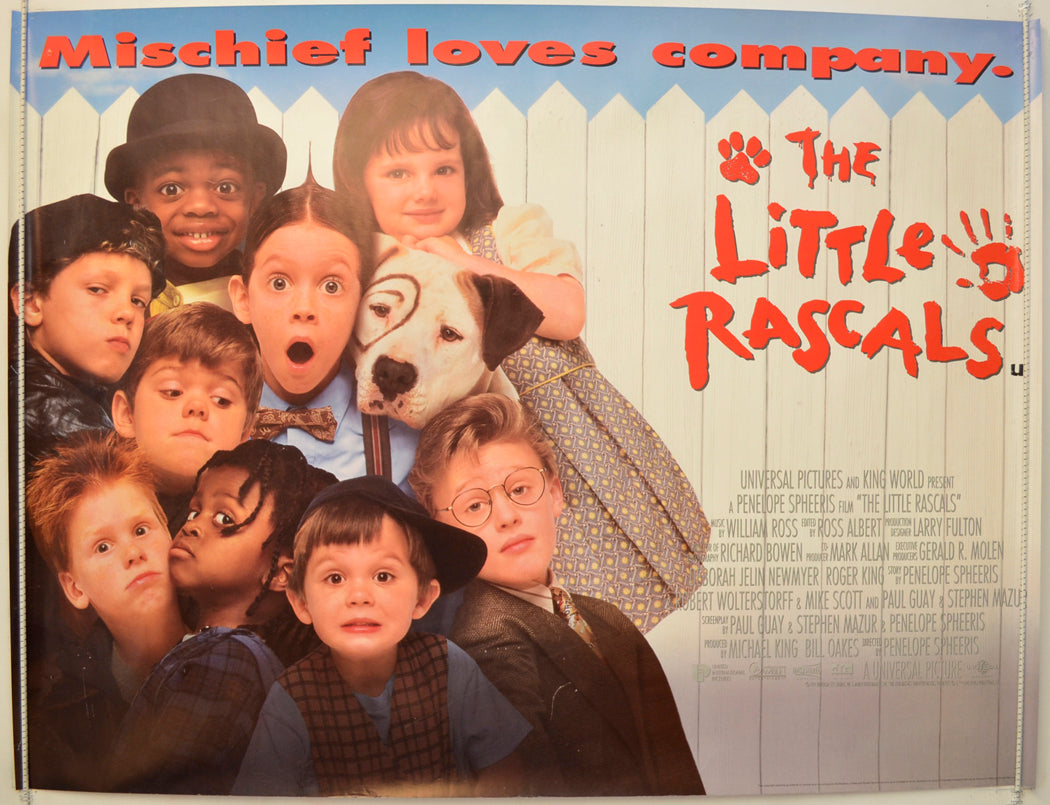 The Little Rascals  Original Quad Poster - Film Poster - Movie Poster 