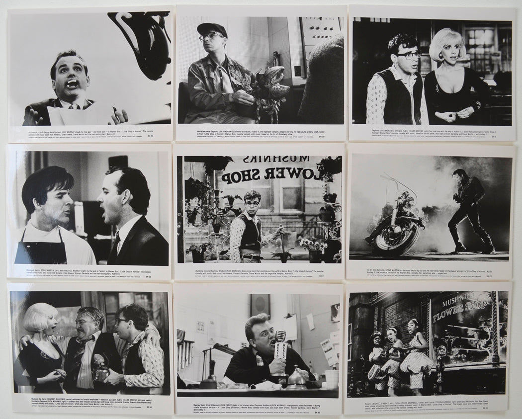 Little Shop Of Horrors  9 Original Black And White Press Stills 