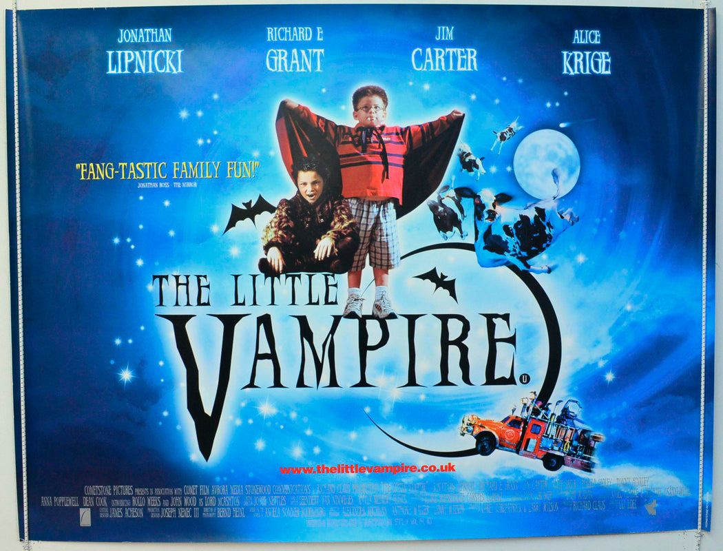 The Little Vampire  Original British Quad Poster - Film Poster - Movie Poster 