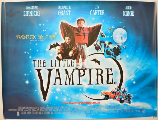 The Little Vampire Original Quad Poster - Film Poster - Movie Poster