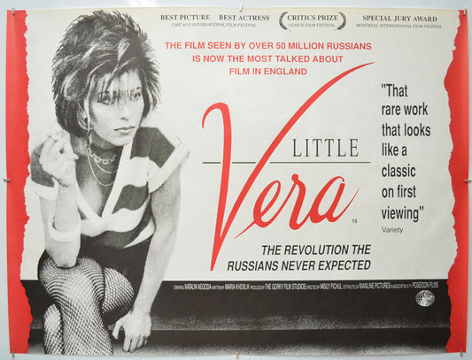 Little Vera Original Quad Poster - Film Poster - Movie Poster