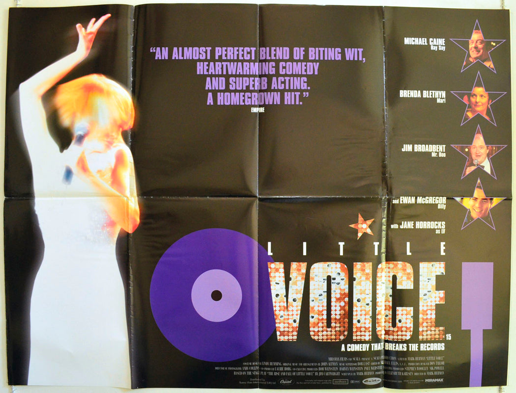 Little Voice Original British Quad Poster - Film Poster - Movie Poster 