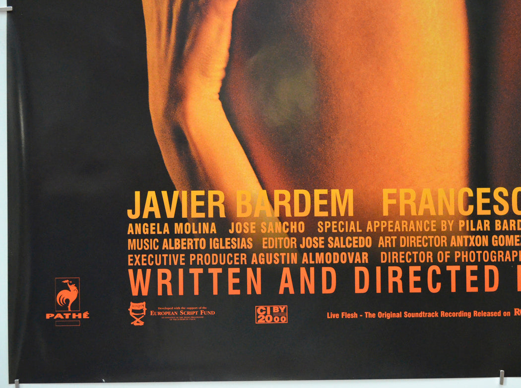 LIVE FLESH (Bottom Left) Cinema Quad Movie Poster 