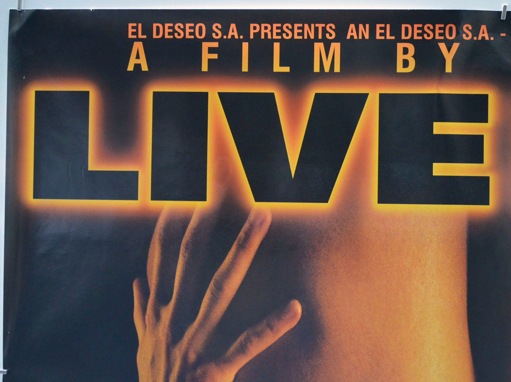 LIVE FLESH (Top Left) Cinema Quad Movie Poster 