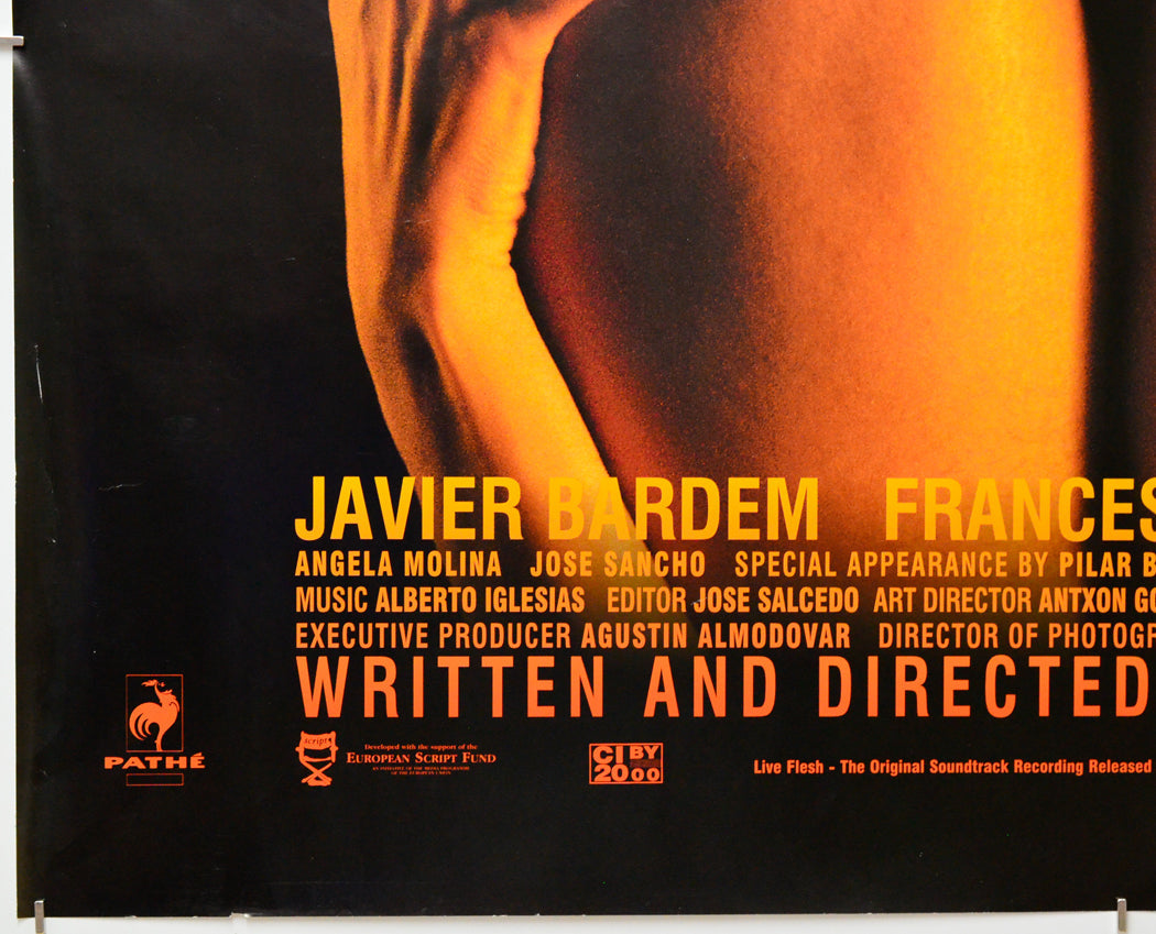 Live Flesh (Bottom Left) Cinema Quad Movie Poster 