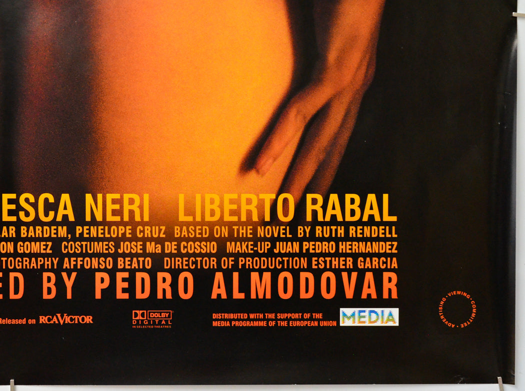 Live Flesh (Bottom Right) Cinema Quad Movie Poster 