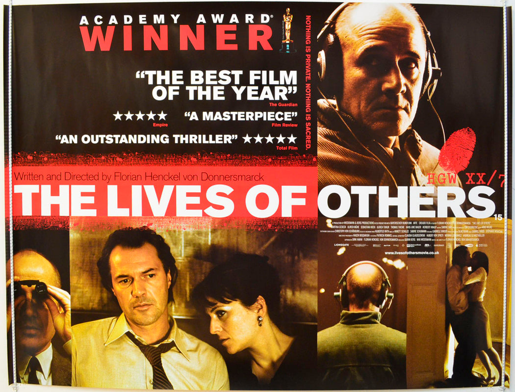 The Lives Of Others  Original British Quad Poster - Film Poster - Movie Poster 